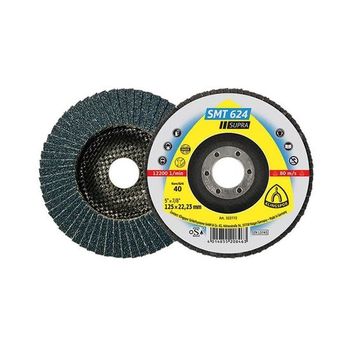 Disc lamelar klingspor smt 624 supra, 125mmx22,23mm, granulatie p40 p40