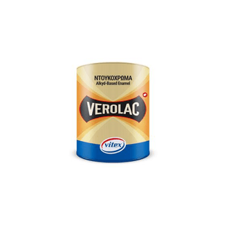 Email pentru metal vitex verolac 55 negru lucios, 375 ml