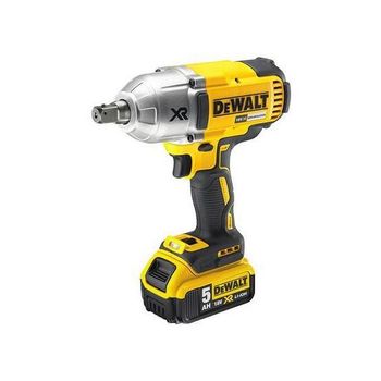 Masina de insurubat cu impact dewalt dcf899p2-qw brushless, 2 acumulatori, 5ah, 18 depozitare