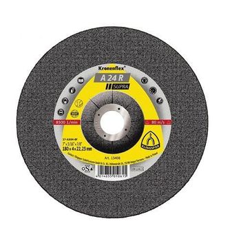 Disc de slefuire klingspor a 24 r supra, curbat, pentru otel, 125mmx4 mm