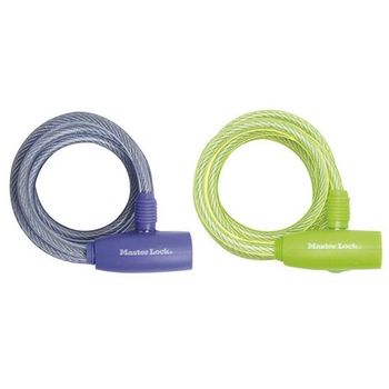 Cablu antifurt bicicleta master lock 8212eurdpro, otel, 1,80m, clasa securitate 4/15 cheie