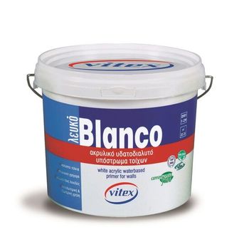 Amorsa 100% acrilica VITEX Blanco Eco, alb mat, 10 L elefant.ro