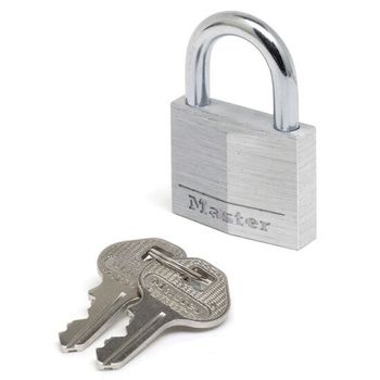 Lacat din aluminiu solid master lock 9130eurd, corp 30mm, clasa securitate 4/10 cheie