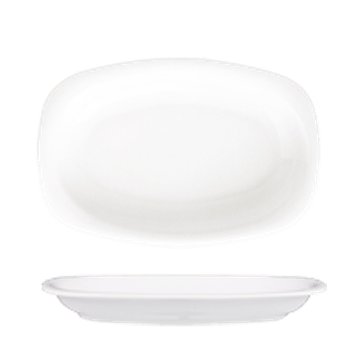 Gural mimoza platou oval din portelan 24x16cm