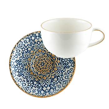 Ceasca ceai 350ml cu farfurioara 16cm bonna alhambra