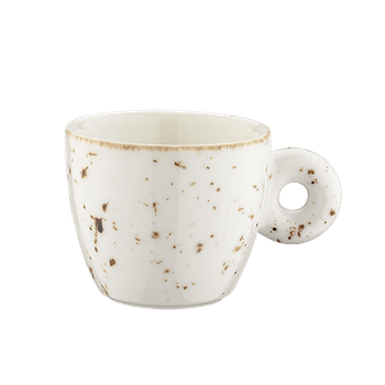 Set ceasca cu farfurioara espresso bonna grain din portelan 70ml