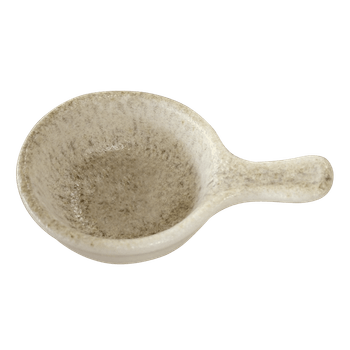 Sosiera cu maner bonna luca salmon 6cm din portelan