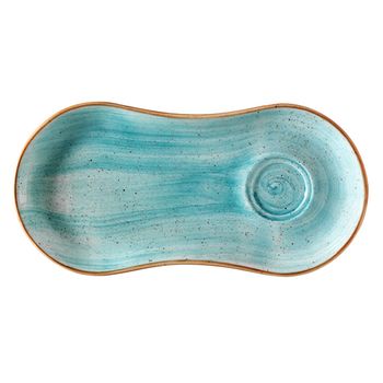 Farfurie aperetiv bonna aqua 25x12cm