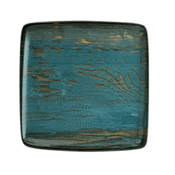 Farfurie patrata portelan bonna madera 27x25cm