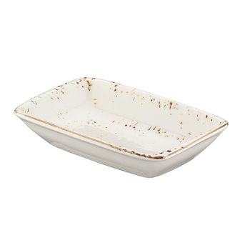 Farfurie dreptunghiulara portelan bonna grain 17x11,5cm
