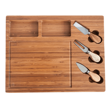 Set platou cu cutite pentru branzeturi