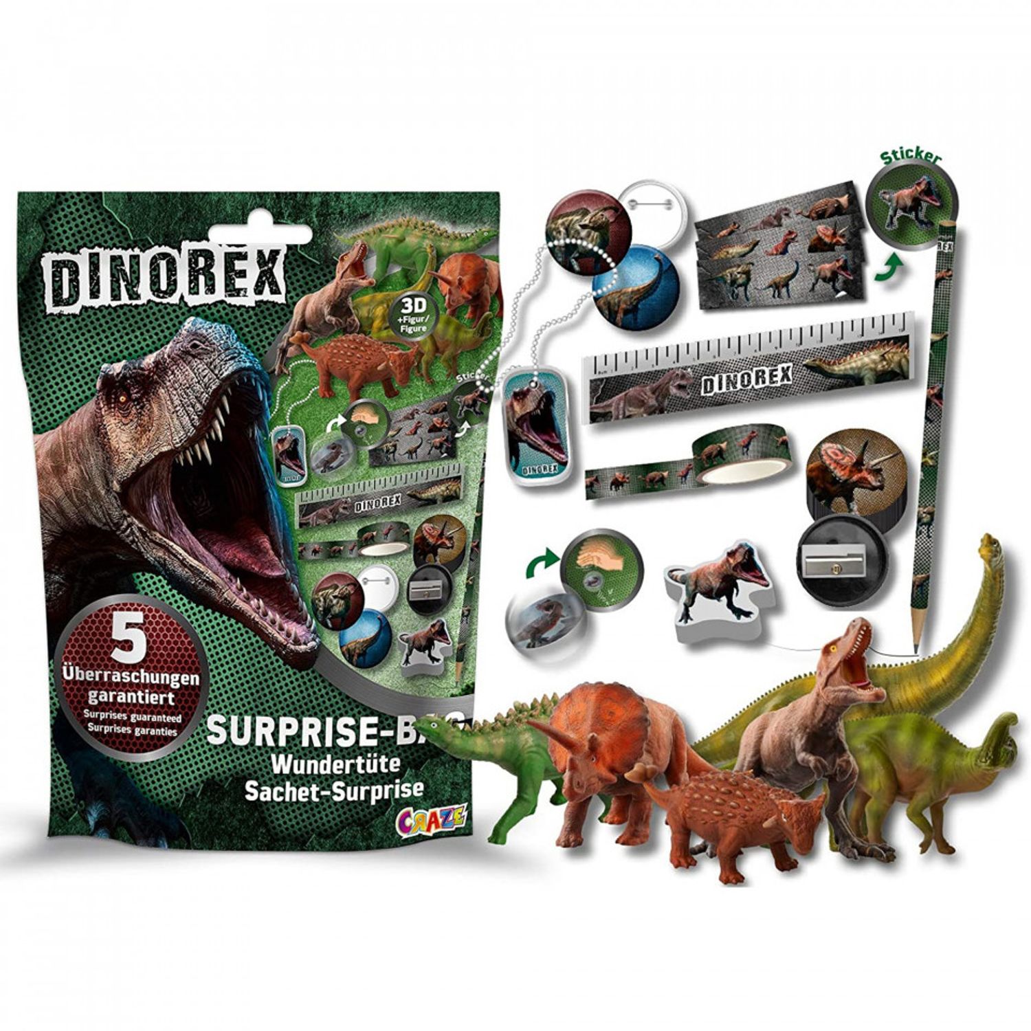 Punga Cu Surprize - Dinozauri fotografia produsului View 2 L