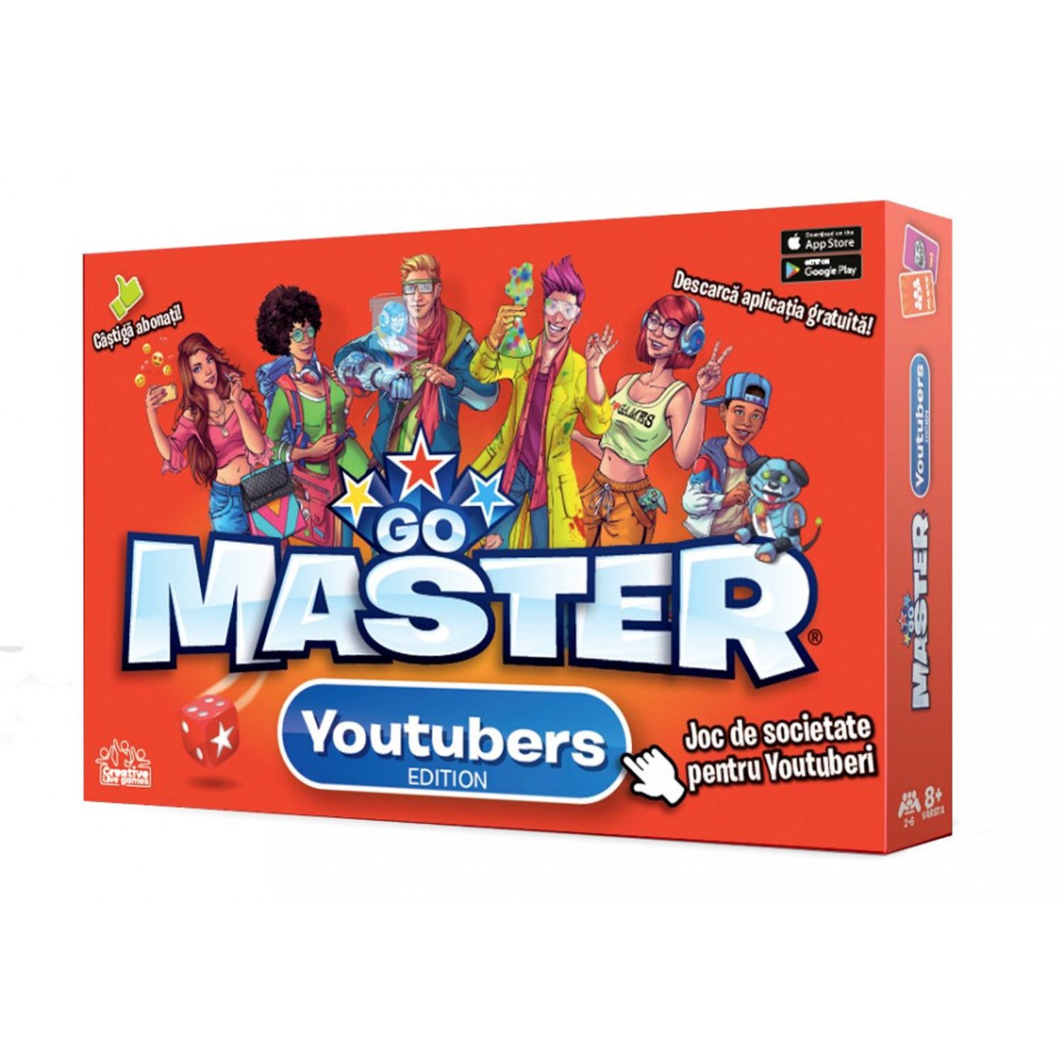 Joc de societate Go Master - Youtubers Edition fotografia produsului View 2 L