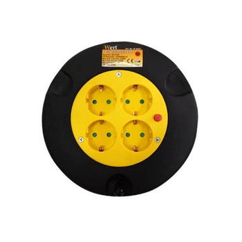 Prelungitor electric pe tambur 4 prize wert w2455, 5 m