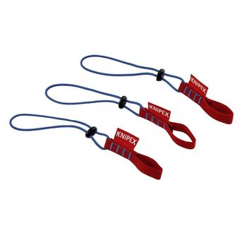 Set corzi de siguranta pentru scule knipex kni005002tbk, 1.5 kg, 3 bucati