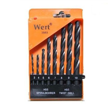 Set burghie hss wert w3503, o3-10 mm, 8 piese