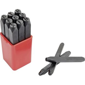 Set poansoane de marcat cifre mannesmann m245-08, 8 mm, 9 piese