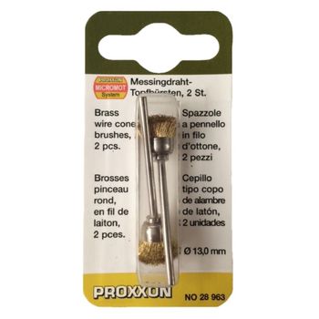 Set perii din bronz, slefuire metal proxxon prxn28963, o13 mm, 2 bucati