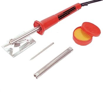 Set ciocan de lipit si accesorii mannesmann m49116, 30 w, 5 piese