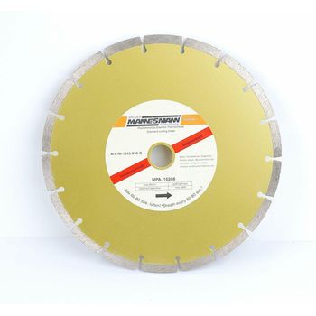 Disc diamantat segmentat pentru fierastrau circular mannesmann m1245-230, o230 mm
