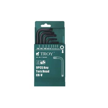 Set chei imbus torx troy t26200, t10-t50, 9 piese