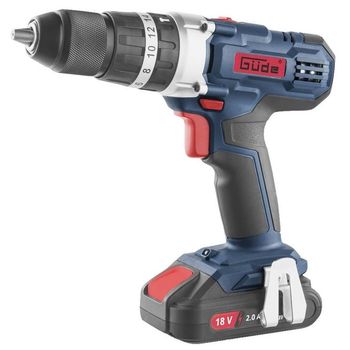 Masina de gaurit si insurubat de impact cu acumulator plus accesorii bsb 18-201-30k guede gude58504, 18 v, 2 ah