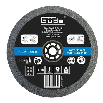 Disc abraziv pentru polizor de banc guede gude55535, o150x20x32 mm, granulatie k60
