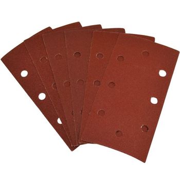 Set benzi abrazive velcro guede gude58158, 93x187 mm, 6 piese