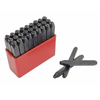 Set poansoane de marcat litere mannesmann m244-06, 6 mm, 26 piese