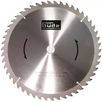 Disc pentru fierastrau circular, taiere lemn guede gude54995, o190x30 mm, 24 dinti