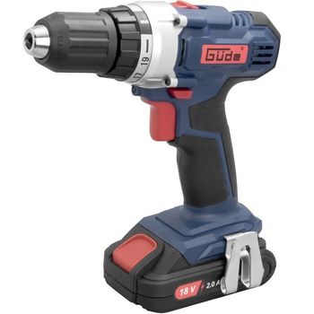 Masina de gaurit si insurubat cu acumulator li-ion bs 8-201-30k guede gude58502, 18 v, 2 ah