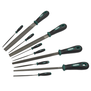 Set pile pentru metal mannesmann m61015, 10 piese