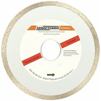 Disc diamantat continuu pentru fierastrau circular mannesmann m1244-178, o180 mm