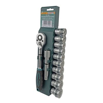 Set antrenor cu clichet si capete tubulare de 1 2 mannesmann m29111, 10-22 mm, 12 piese
