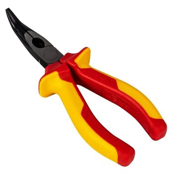 Cleste pentru telefonie cu varf indoit izolat mannesmann m10605, 160 mm