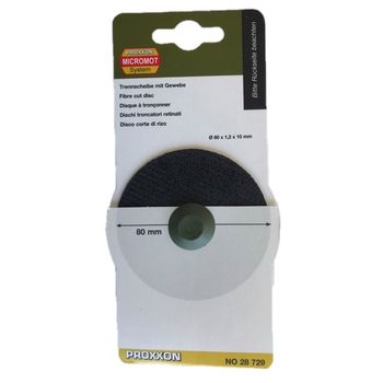 Disc din corindon pentru fet, taiere otel, materiale neferoase proxxon prxn28729, o80 mm