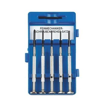 Set surubelnite de precizie pentru ceasornicar mannesmann m1136-5, o1.5-2.5 mm, 5 piese