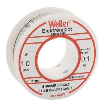 Sarma de lipit el 60 40-100 weller welt0054004599, o1 mm, 100 gr