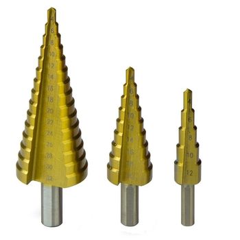 Set burghie conice hss-g pentru tabla dema dema18496, o4-32 mm, 3 piese
