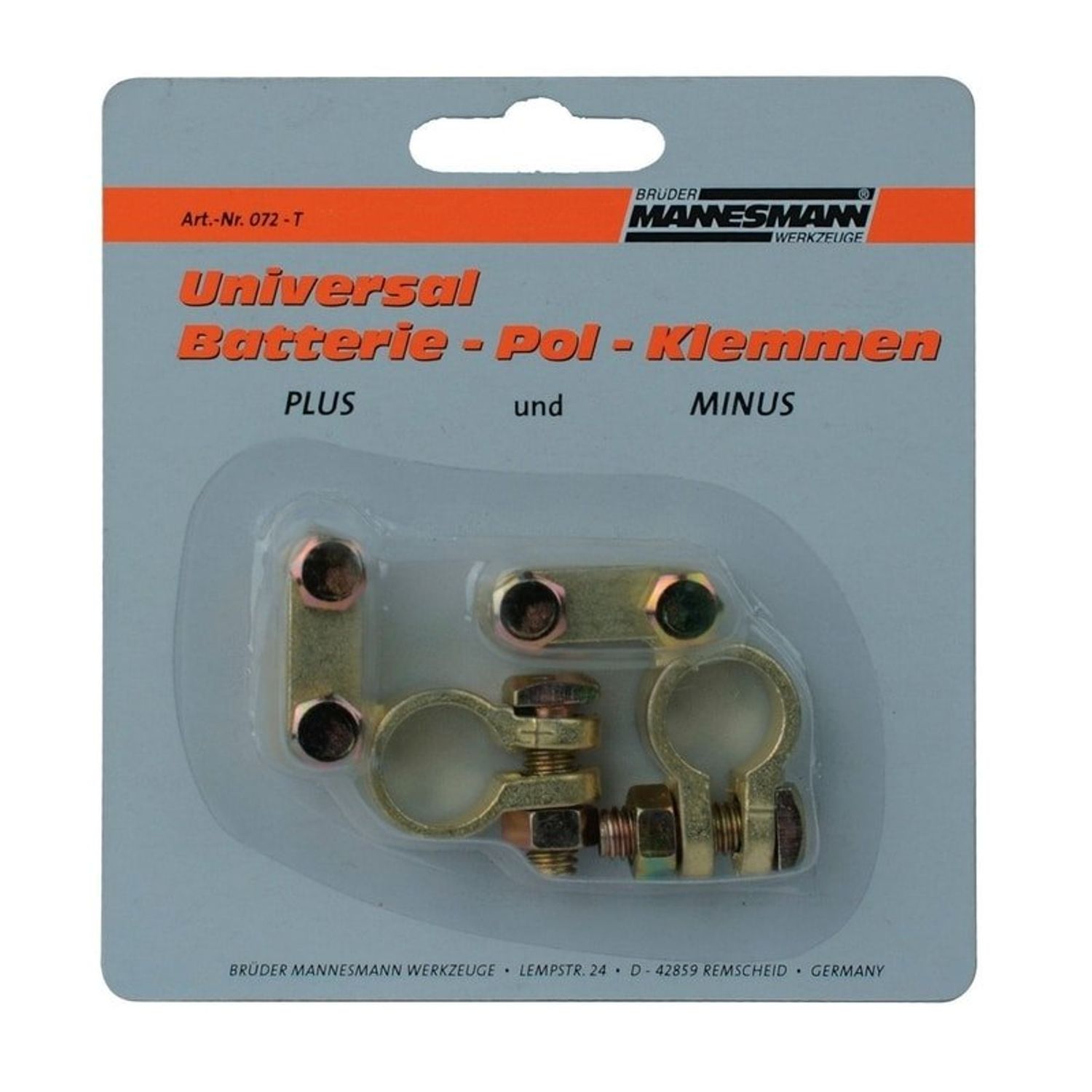 Set borne baterie auto Mannesmann M072-T, 2 bucati fotografia produsului