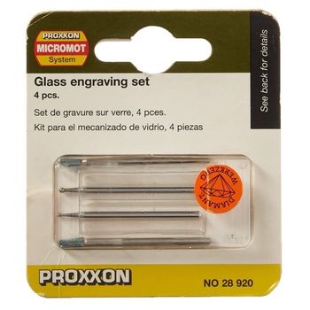 Set biaxuri micromot proxxon prxn28920, o1-o2.5 mm, 4 piese