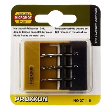 Set freze din carbura de tungsten micromot prxn27116, o1-o3 mm, 3 piese
