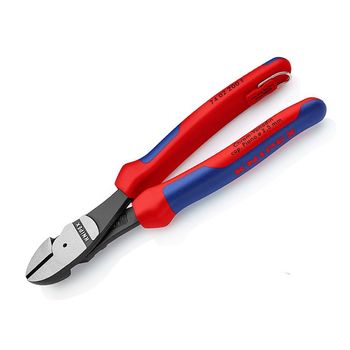 Cleste profesional cu tais diagonal knipex kni7402200t, 200 mm