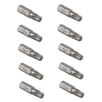 Set de biti torx jetech jet30, t30, 25 mm, 10 buc