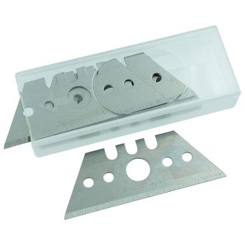 Set lame de rezerva tip trapez pentru cuttere profesionale martor mrtr5232, 10 bucati