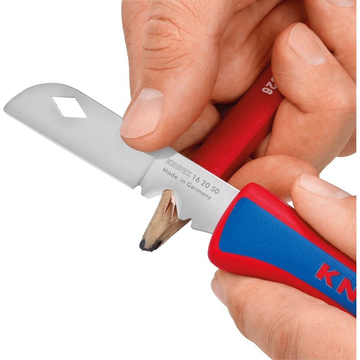 Cutit pliabil pentru electricieni Knipex KNI162050SB, 120 mm fotografia produsului View 7 L