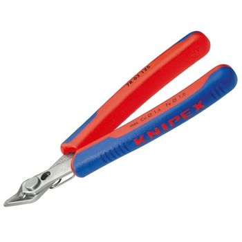 Cleste de electronist cu taiere diagonala knipex kni7803125, 125 mm
