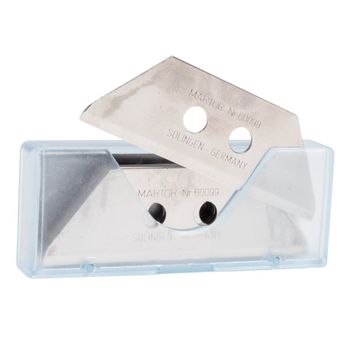 Set lame de rezerva tip trapez pentru cuttere profesionale martor mrtr60099, 10 bucati