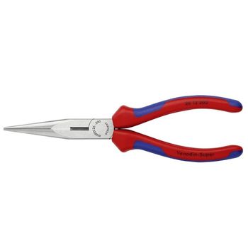 Cleste profesional cu varf lung semirotund si suprafata taietoare knipex kni2612200, 200 mm