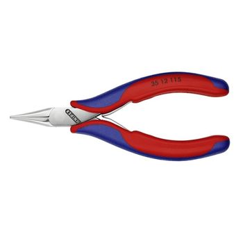 Cleste de electronist cu falci plate knipex kni3512115, 115 mm